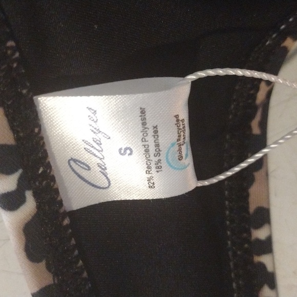 Colloyes Leopard Print Halter Bikini Set – Size S, Trendy Two-Piece Swimwear - Picture 6 of 7